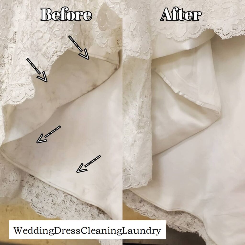 spot clean 12 dry cleaning wedding dress